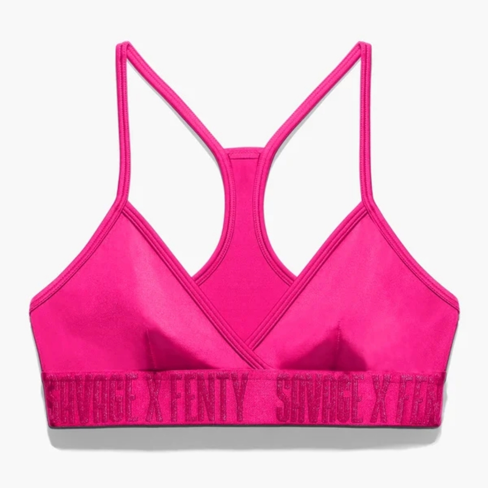 Savage x Fenty Forever Savage Bralette, M, Pink Fury